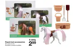 Zeeman Paard met accessoires aanbieding