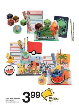 Zeeman Etui met inhoud aanbieding