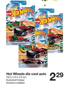 Zeeman Hot Wheels die cast auto aanbieding