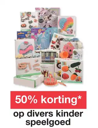 Op divers kinder speelgoed