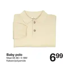 Zeeman Baby polo aanbieding