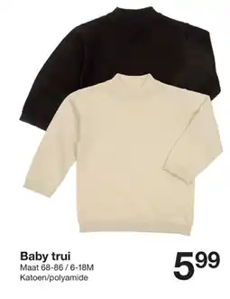 Zeeman Baby trui aanbieding