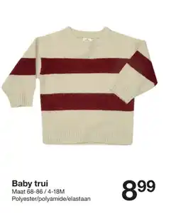 Zeeman Baby trui aanbieding