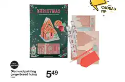 Zeeman Diamond painting gingerbread huisje aanbieding