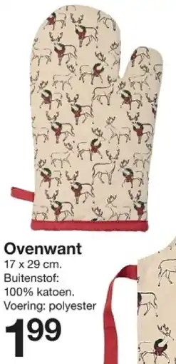 Zeeman Ovenwant aanbieding