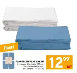 Trafic Flanellen plat laken aanbieding