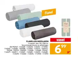 Trafic Flanellen hoeslaken aanbieding