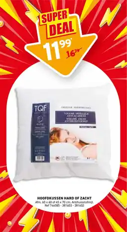Trafic Hoofdkussen hard of zacht aanbieding