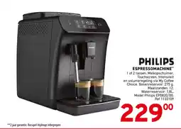 Trafic Philips espressomachine aanbieding