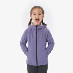 Decathlon Softshell wandeljas voor kinderen van 2-6 jaar MH900 paars aanbieding