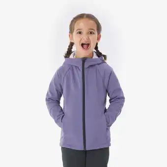 Decathlon Softshell wandeljas voor kinderen van 2-6 jaar MH900 paars aanbieding