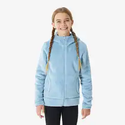 Decathlon Warm kinderfleecevest voor wandelen MH500 7-15 jaar blauw aanbieding
