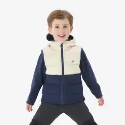 Decathlon Bodywarmer voor wandelen voor kinderen van 2-6 jaar NH500 blauw en beige aanbieding
