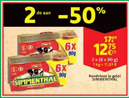 Cora Rundvlees in gelei SIMMENTHAL aanbieding