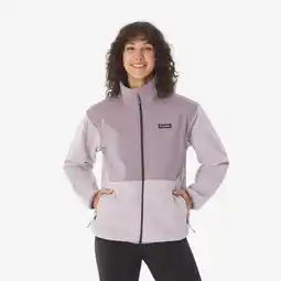 Decathlon Fleece jas voor dames Kearney Falls full zip paars aanbieding