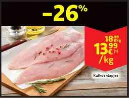 Cora Kalkoenlapjes aanbieding