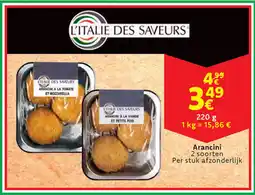 Cora Arancini aanbieding