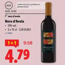 Lidl Nero d'Avola aanbieding
