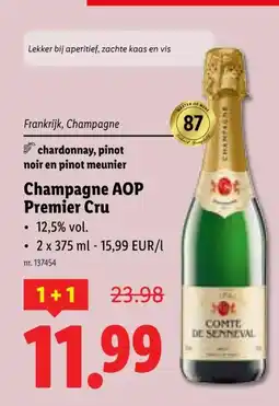 Lidl Champagne AOP Premier Cru aanbieding