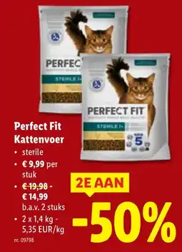 Lidl Perfect Fit Kattenvoer aanbieding