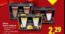 Lidl Deluxe Dessert twinpack aanbieding