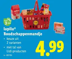 Lidl lupilu Boodschappenmandje aanbieding