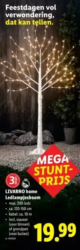 Lidl LIVARNO home Ledlampjesboom aanbieding