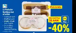 Lidl Le Patissier Berlijnse bol of eclair aanbieding