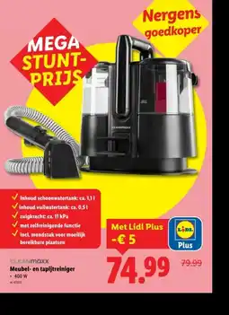 Lidl Meubel- en tapijtreiniger aanbieding