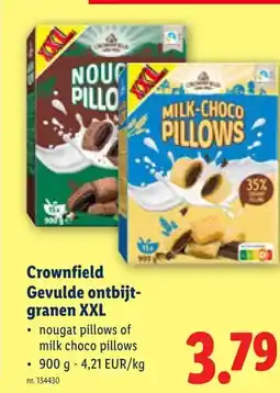 Lidl Crownfield Gevulde ontbijt- granen XXL aanbieding