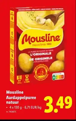 Lidl Mousline Aardappelpuree natuur aanbieding