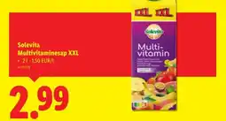 Lidl Solevita Multivitaminesap XXL aanbieding