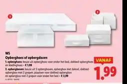 Lidl W5 Opberghoes of opbergdozen aanbieding