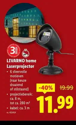 Lidl LIVARNO home Laserprojector aanbieding