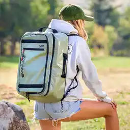 Decathlon Waterafstotende rugzak 40L groen aanbieding