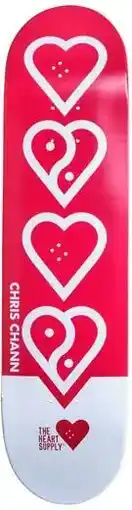Decathlon Heart Supply Chris Chann Pro Skateboard Deck - 8 - Balance aanbieding