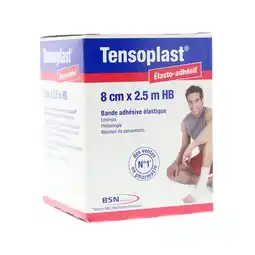 Decathlon Elastische Tensoplast Tape 8cm X 2,5m Voor Strapping aanbieding