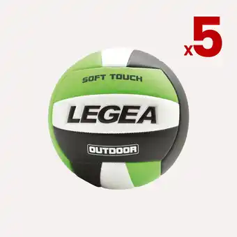 Decathlon Pack van 5 Ballen Mercurio Volley aanbieding