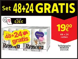Cora Toiletpapier renova design aanbieding