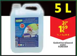 Cora Gedemineraliseerd water forever aanbieding