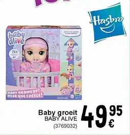 Cora Baby groeit baby alive aanbieding