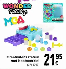 Cora Creativiteitsstation met boetseerklei aanbieding