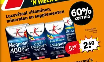 Lucovitaal vitaminen mineralen en supplementen