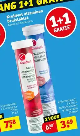 Kruidvat Kruidvat vitaminen bruistablet aanbieding