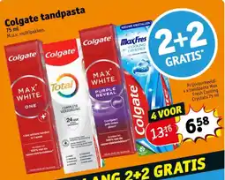 Kruidvat Colgate tandpasta aanbieding