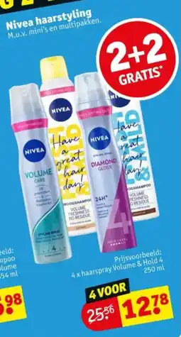 Kruidvat Nivea haarstyling aanbieding