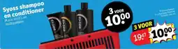 Kruidvat Syoss shampoo en conditioner aanbieding