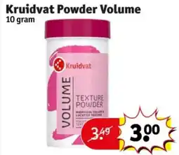 Kruidvat Kruidvat Powder Volume aanbieding
