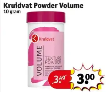 Kruidvat Kruidvat Powder Volume aanbieding