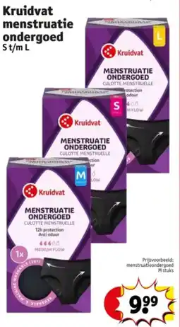 Kruidvat Kruidvat menstruatie ondergoed aanbieding